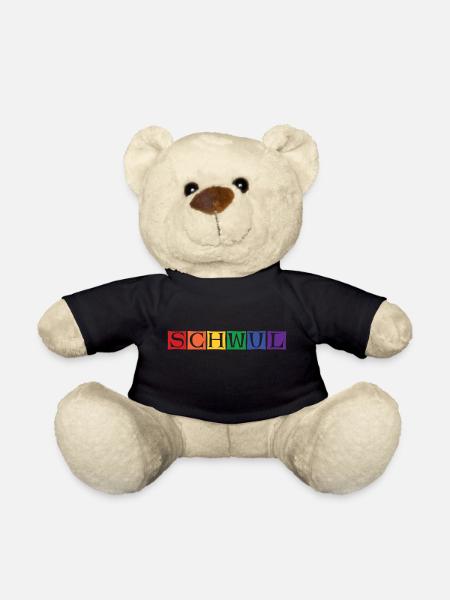 schwul - Teddy - Schwarz