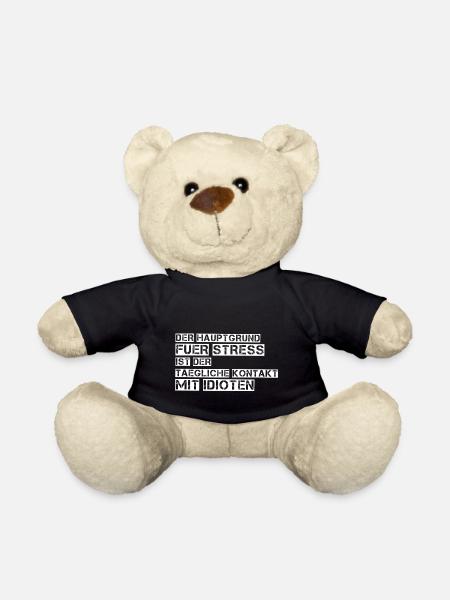Witziger Spruch Design Männer Damen Geschenk 2020 - Teddy - Schwarz