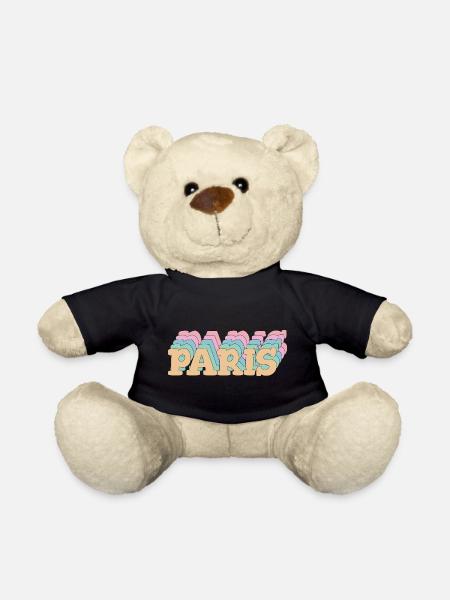 Paris – Faute de frappe pastel & style urbain - Nounours - noir