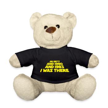 I was there in 1977 1980 1983 Sci Fi Film trilogie - Nounours - noir - Devant