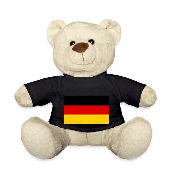 Germany flag - Teddy - Schwarz - Vorne