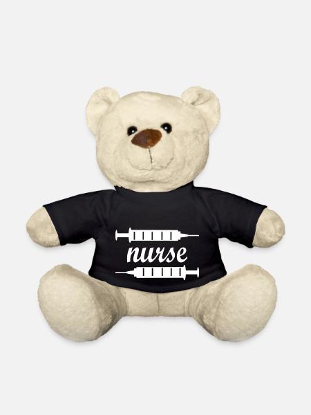 Nurse Krankenschwester Doctor - Teddy - Schwarz