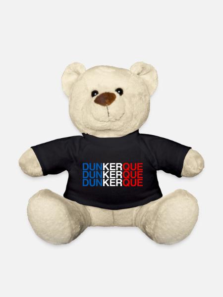 DUNKERQUE France Drapeau Français - Nounours - noir