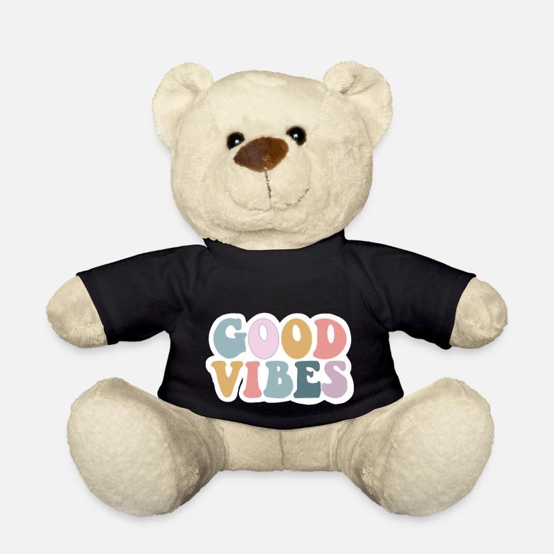 Good Vibes - Teddy Bear - black