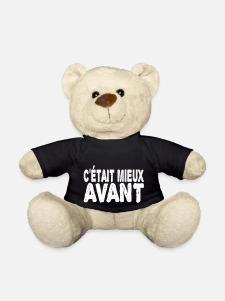 c'était mieux avant - Nounours - noir