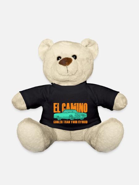 el camino cooler than hybrid - Teddy Bear - black