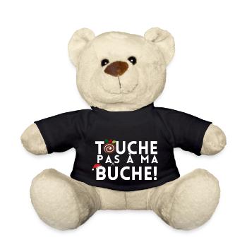 TOUCHE PAS A MA BUCHE - Nounours - noir - Devant