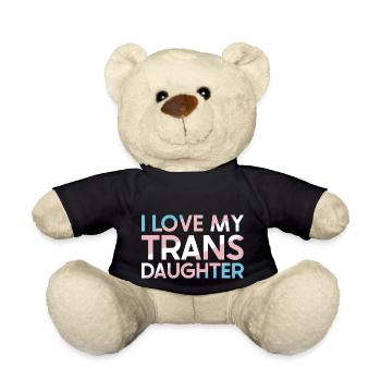 LGBT Gay Rainbow pour les amis et la communauté - Nounours - noir - Devant