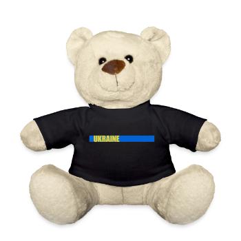 Bar Ukraine Home Country - Teddy Bear - black - Front