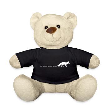 Fuchs Wald Tier Berg Alpen - Teddy - Schwarz - Vorne