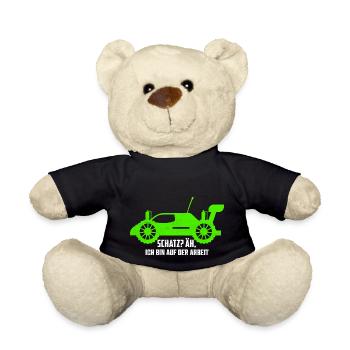 Schatz? Äh, Ich bin auf der Arbeit Modellbau RC C - Teddy - Schwarz - Vorne