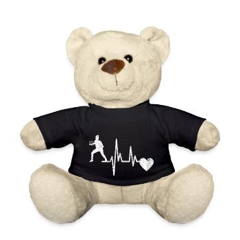 Tennis Tennis Club Raquettes de tennis Joueurs de tennis - Nounours - noir - Devant