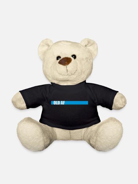 old AF Text Logo - Teddy - Schwarz