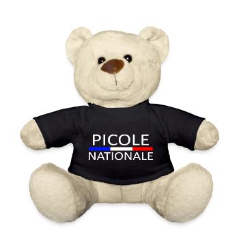 picole nationale - Nounours - noir - Devant