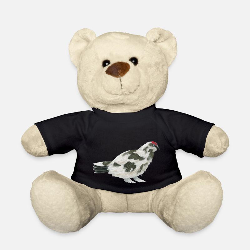Schneehuhn - Teddy - Schwarz