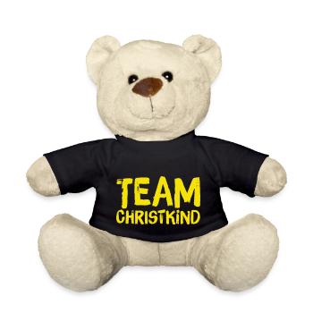 TEAM CHRISTKIND. Weihnachten Merry Christmas X-Mas - Teddy - Schwarz - Vorne