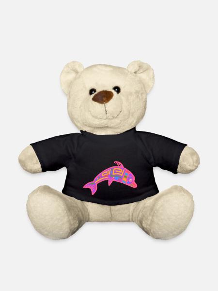 Kultur der Inkas, Delfinsymbol - Teddy - Schwarz