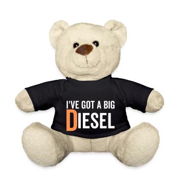 J’ai un gros diesel - Nounours - noir - Devant