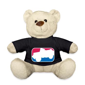 Geländewagen SUV Allrad offroad lustiges Geschenk - Teddy - Schwarz - Vorne