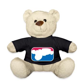 Hotrod Hot Rod V8 Tuning vintage lustiges Geschenk - Teddy - Schwarz - Vorne