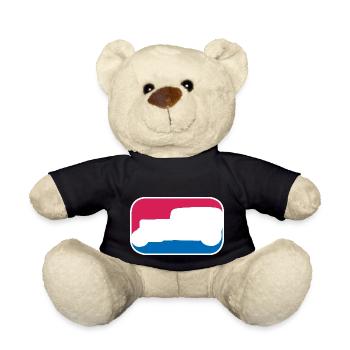 Hotrod Hot Rod V8 Tuning USA lustiges Geschenk - Teddy - Schwarz - Vorne