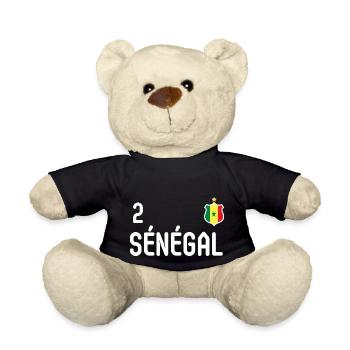 équipe Sénégal - Nounours - noir - Devant
