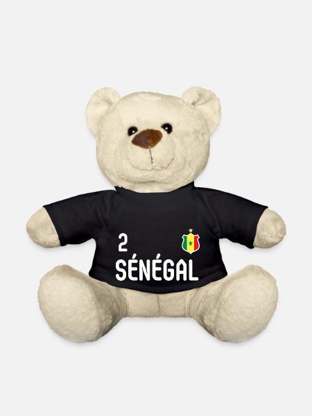 équipe Sénégal - Nounours - noir