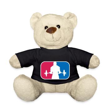 Gym Bodybuilder Fitness Sport lustige Geschenk - Teddy - Schwarz - Vorne