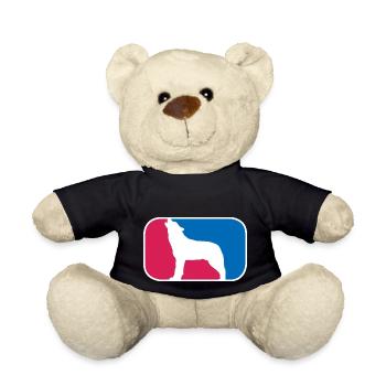 Wolf Hund Wildlife Werwolf lustige Geschenk - Teddy - Schwarz - Vorne