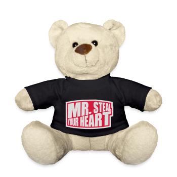 mr steal your heart - Teddy Bear - black - Front