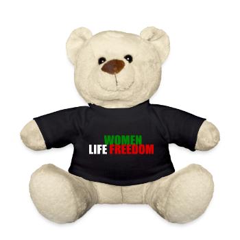 Women life freedom - Teddy Bear - black - Front