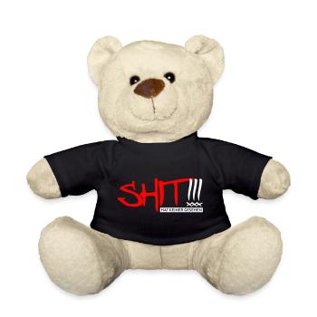 No one has seen SHIT!! - Teddy Bear - black - Front