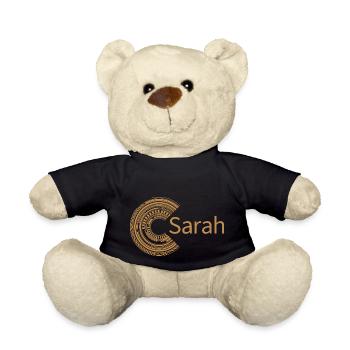 Für Sarah - Teddy - Schwarz - Vorne