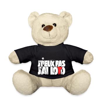 J peux pas j ai Loto - Nounours - noir - Devant