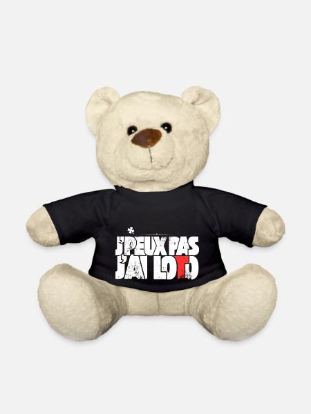 J peux pas j ai Loto - Nounours - noir