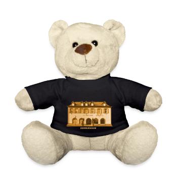 Mairie de Germersheim Rhin Rhénanie-Palatinat - Nounours - noir - Devant