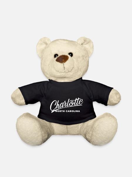 Charlotte North Carolina - Nounours - noir
