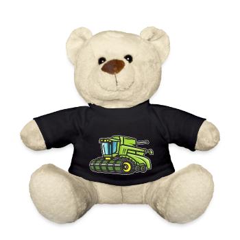 moissonneuse-batteuse verte - Nounours - noir - Devant