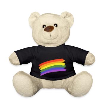 LGBTQ - Teddy - Schwarz - Vorne