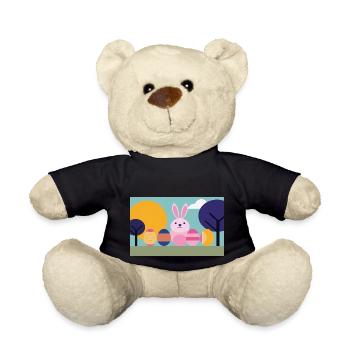 Easter Bunny No.07 - Teddy Bear - black - Front