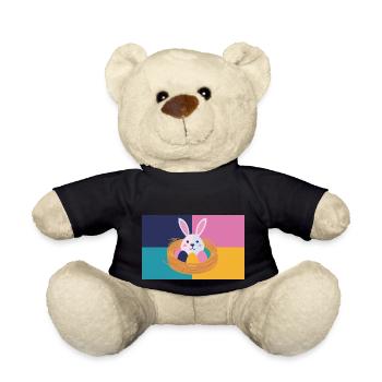 Osterhase No.05 - Teddy - Schwarz - Vorne
