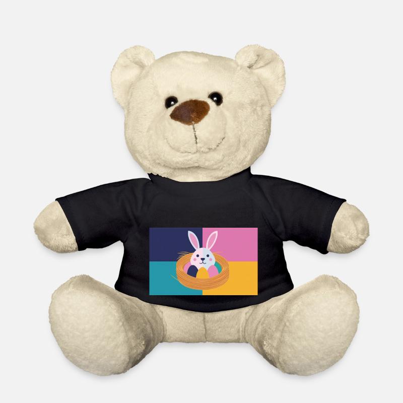 Osterhase No.05 - Teddy - Schwarz
