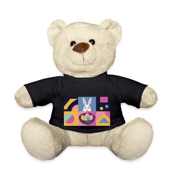 Lapin de Pâques n° 04 - Nounours - noir - Devant