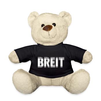 Breit Weiß by Falsches Design - Teddy - Schwarz - Vorne