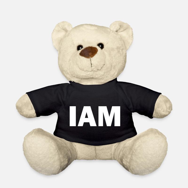I AM - Ich bin - Teddy - Schwarz
