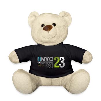 Urban Streetwear Number 86 Design - Teddy Bear - black - Front