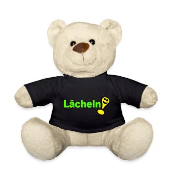 Lächeln , Freundlich - Teddy - Schwarz - Vorne