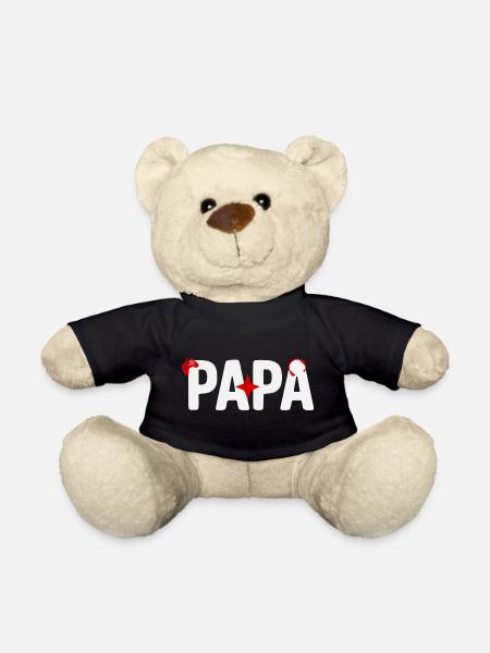 Papa Gamer mit Controller - Teddy - Schwarz