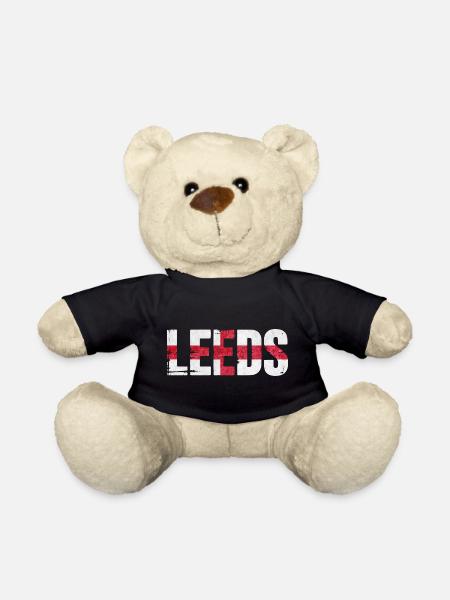 Leeds England - Teddy - Schwarz
