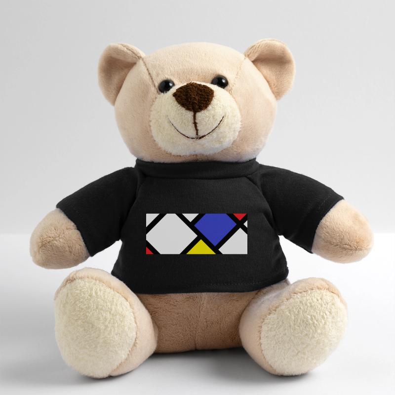 Countercomposition according to "De Stijl" Teddy Bear